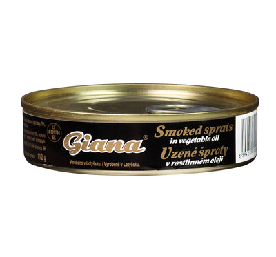 Šproty údené v oleji 160 g, Giana. / 1ks