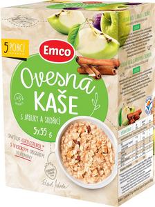 Expres - instantná ovsená kaša jablko-škoricová 5x55g, Emco. / 1ks